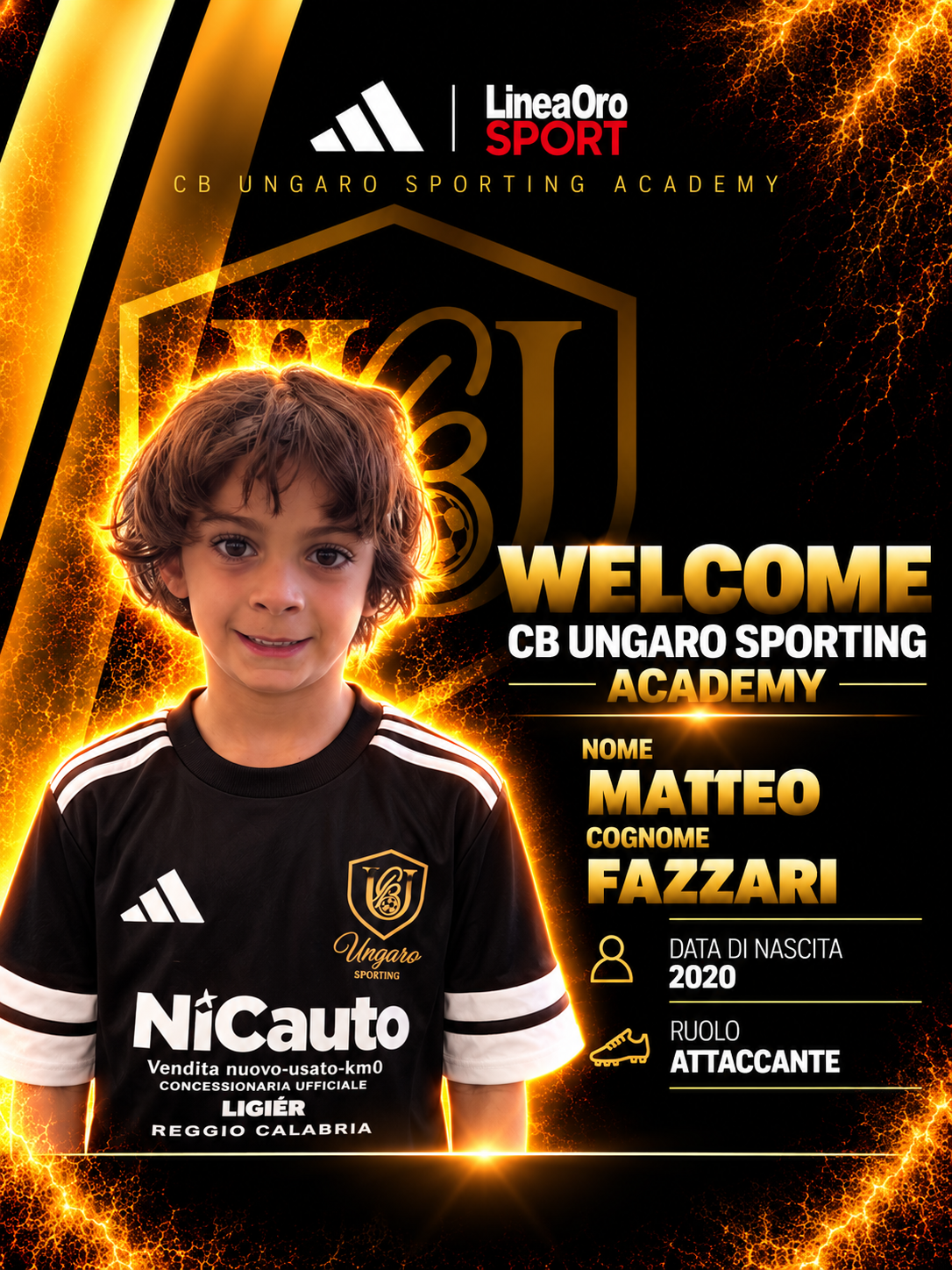 Matteo Fazzari — CB Ungaro Sporting Academy