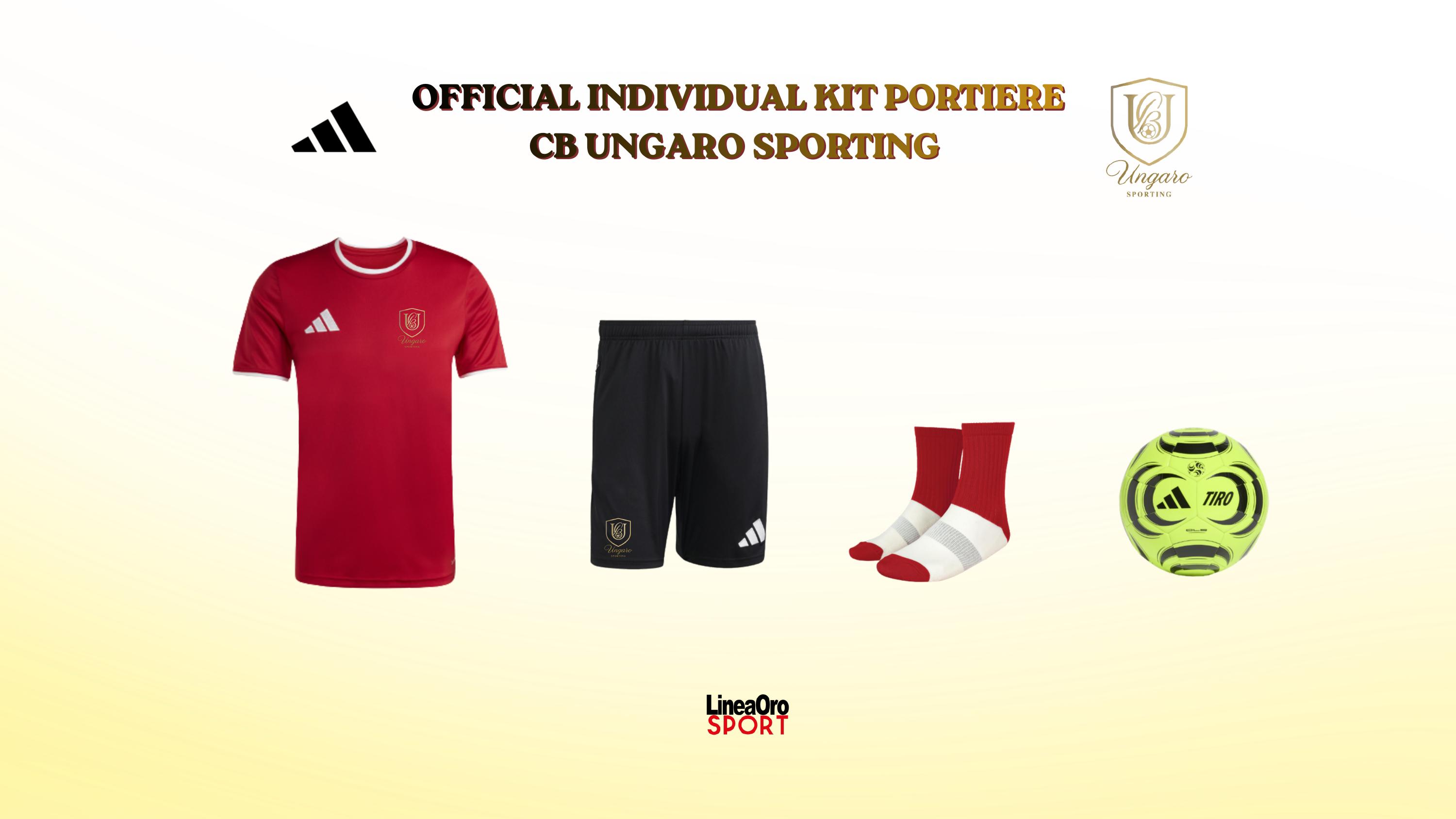 Kit ufficiale portiere CB Ungaro Sporting by Adidas